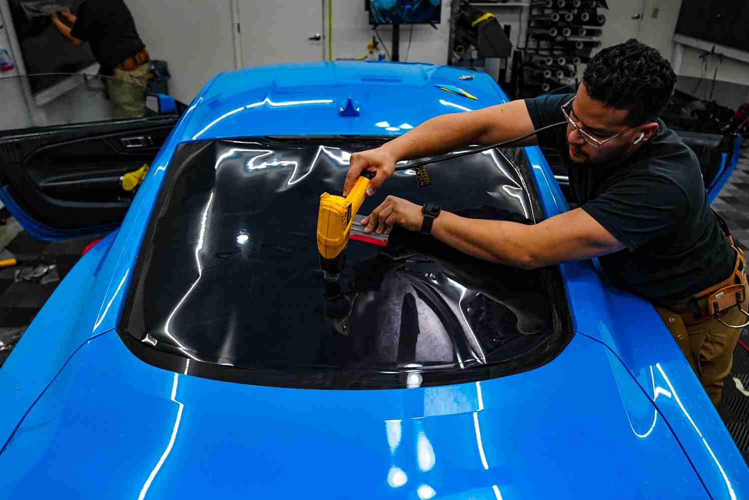 Advanced Tint Solutions shop interior in Mesa, Arizona