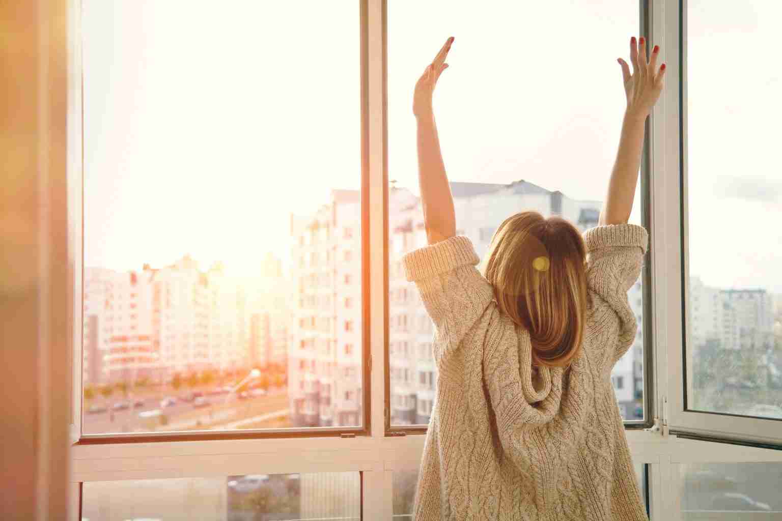 Sunlight pouring through a residential window — heat and glare that home tint controls